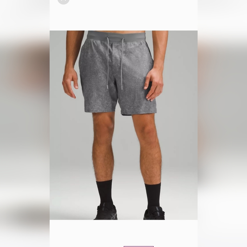 LULULEMON #M Men's Gray Athletic Shorts